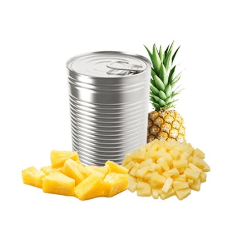 Piña fresca y enlatada