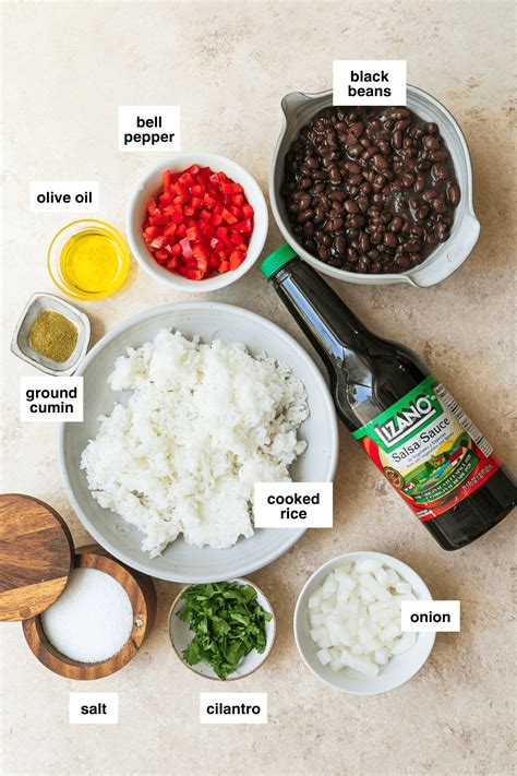Ingredientes del Gallo Pinto