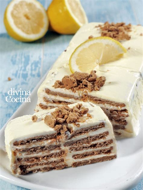 Ingredientes para tarta helada de limón