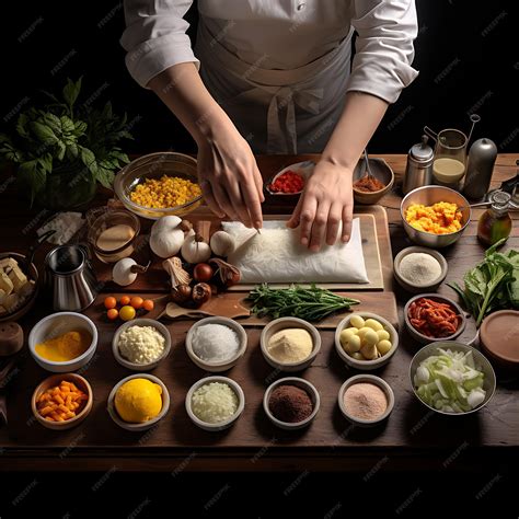 Ingredientes para la preparación de pastina