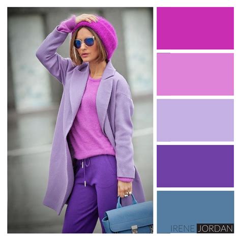 Combinaciones de colores con morado pastel en manicura