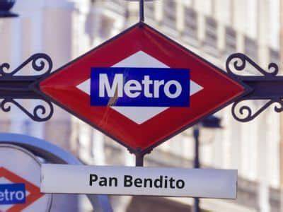 Mapa de los alrededores de la estación Pan Bendito con las salidas señalizadas