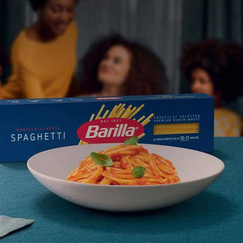Plato variado de pasta Barilla