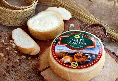 Etiqueta de un Queso de la Serena certificado por la DOP