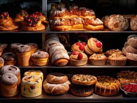 Variedad de pasteles y dulces en Emmy Pastisseria