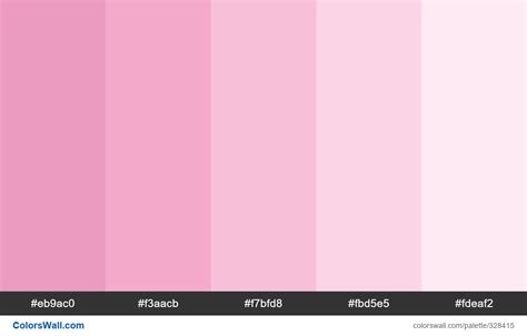 Ejemplos de uso de rosa pastel en diseño