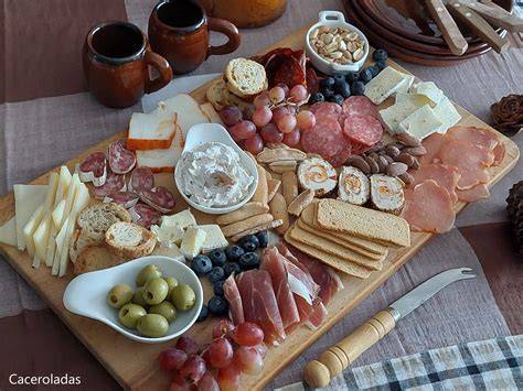 Tabla de quesos y embutidos sin gluten