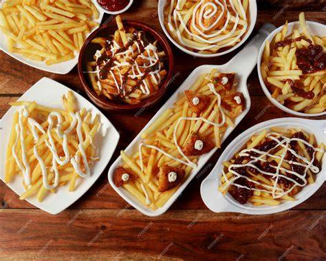 Variedad de platos con mayonesa