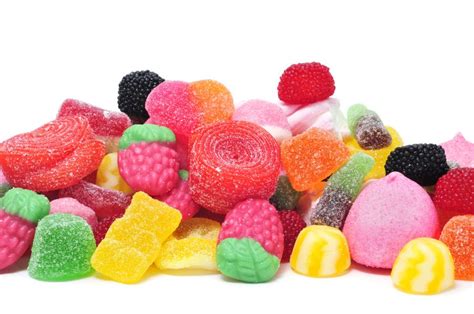 Variedad de lenguas de chuches de diferentes colores y sabores