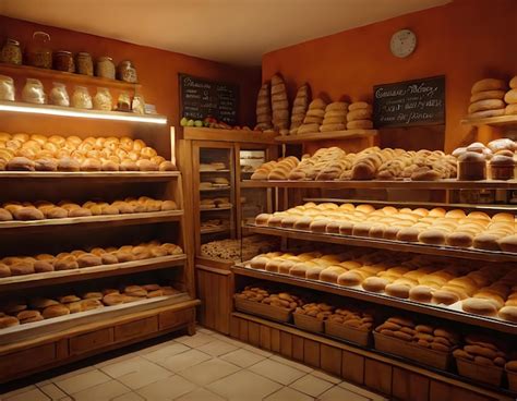 Fachada y productos artesanos de una panadería tradicional