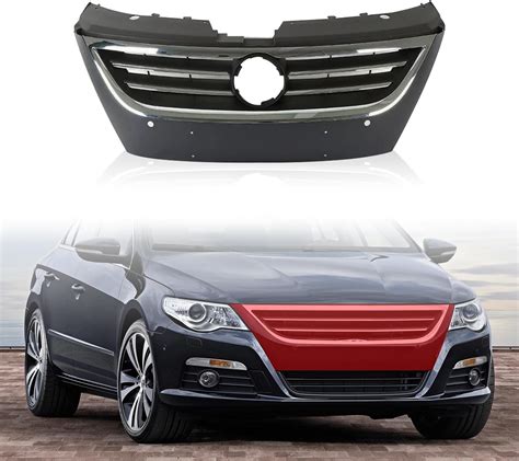 Parrilla delantera de un Volkswagen Passat con el emblema