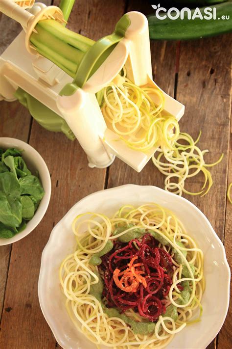 Espaguetis de verduras y sin gluten