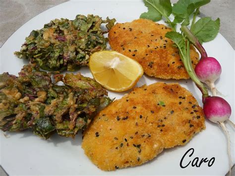 Milanesas de garbanzos doradas y crujientes