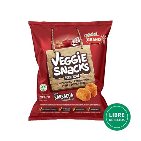 bolsa de snacks saludables con sabor a barbacoa
