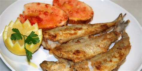 Bacaladillas frescas en el mercado