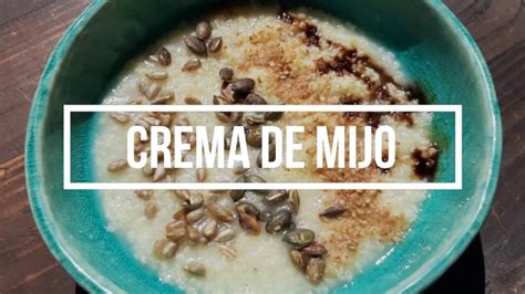 Crema de mijo y cacao en tazas