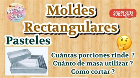 Variedad de moldes rectangulares