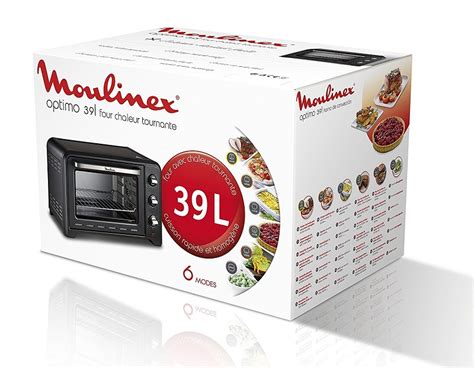 Diagrama de las dimensiones internas del horno Moulinex Optimo 39 L