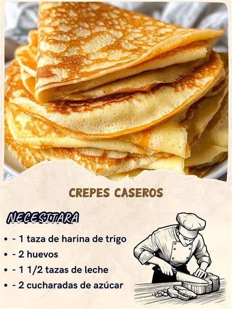 Ingredientes básicos para crêpes