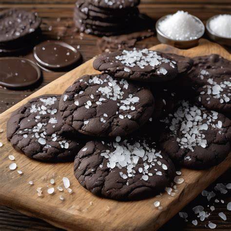 Galletas de chocolate con miso y sal marina