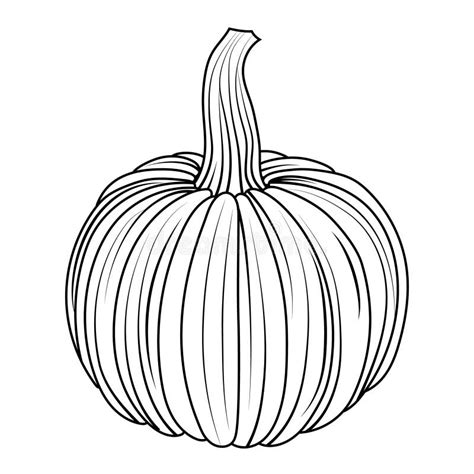 Dibujo del contorno de una calabaza de Halloween