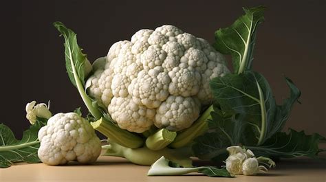 Coliflor blanca fresca