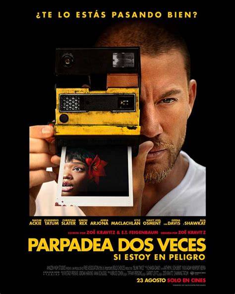 Póster de la película «Parpadea Dos Veces» con Zoë Kravitz como directora