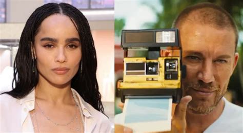 Zoë Kravitz dirigiendo en el set de «Parpadea Dos Veces»