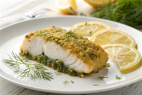 Bacalao con costra dorada y crujiente