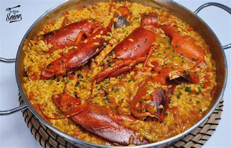 Delicioso arroz con bogavante