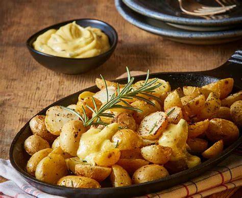Papas con mayonesa al horno doradas