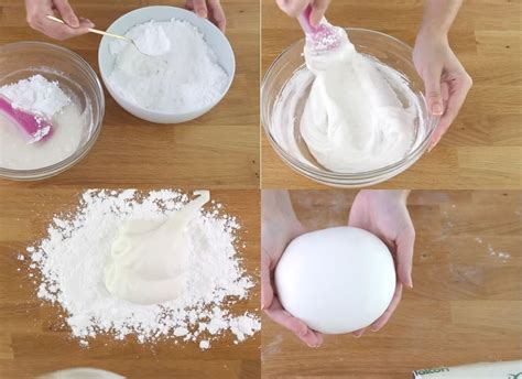 Ingredientes para hacer fondant casero