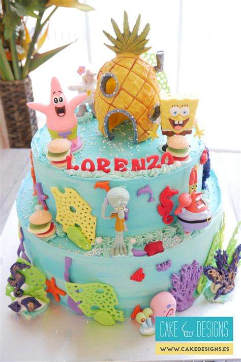 Tarta terminada de Bob Esponja