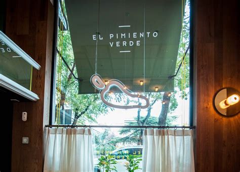 Fachada de El Pimiento Verde en Madrid