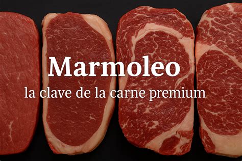 Infografía de marmoleo de carne