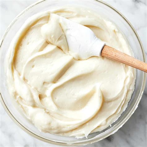 Preparación del frosting de cream cheese