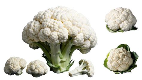 Imagen de una coliflor fresca y entera