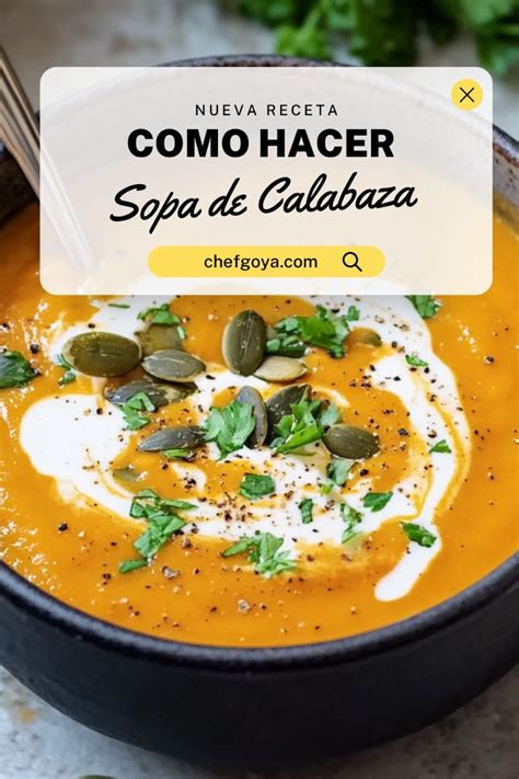 Ingredientes para una sopa de calabaza con soja texturizada