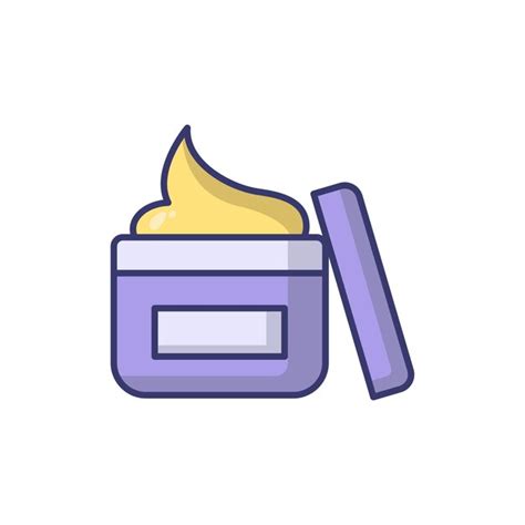 Icono de aplicación de crema facial