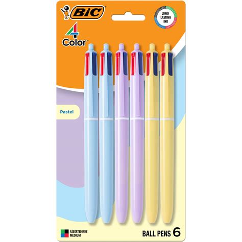 bolígrafos BIC colores pastel