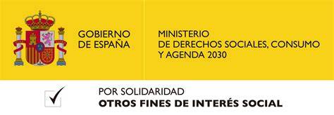 Logotipo del Ministerio de Derechos Sociales, Consumo y Agenda 2030