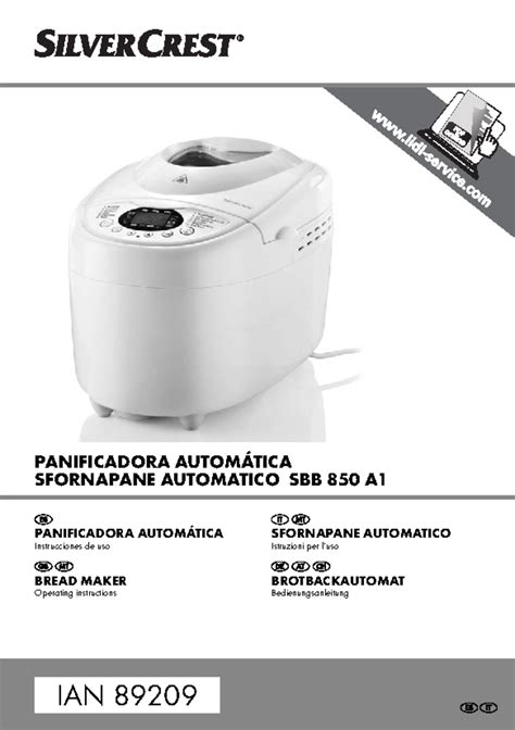 Panificadora SilverCrest SBB 850 A1 en funcionamiento