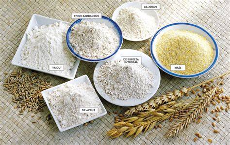 Infografía con equivalencias de harinas