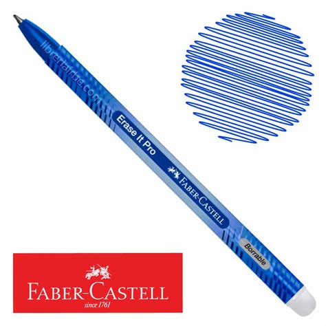 bolígrafo de gel borrable Faber-Castell