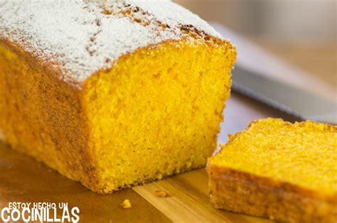 bizcocho de calabaza recién horneado