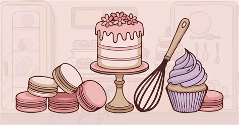 Pastelitos de Carolina sobre un expositor de pastelería