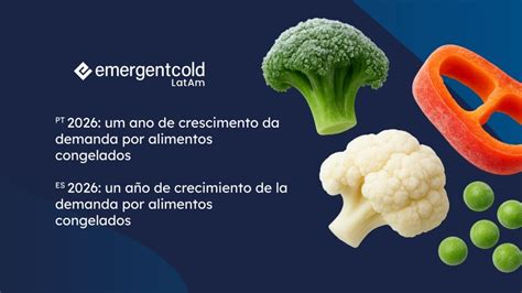 Gráfico de crecimiento de la demanda de alimentos congelados