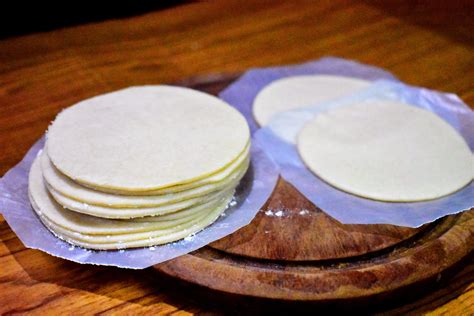 Tabla comparativa de masas para empanadas