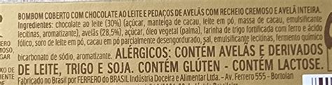 Ingredientes principales de Ferrero Rocher
