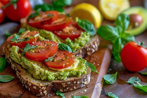 Tostadas con aguacate